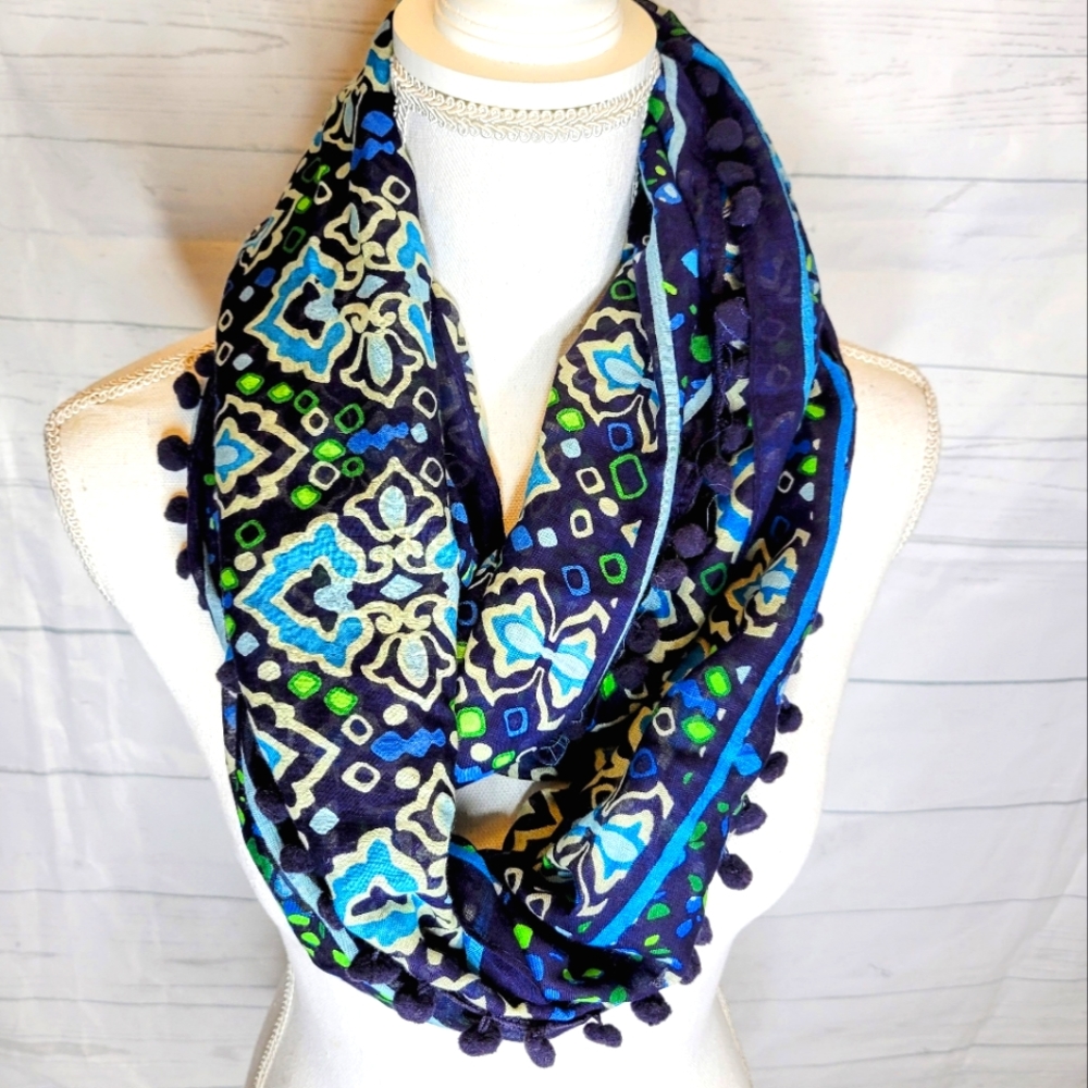 Vera Bradley Embellished Infinity Scarf